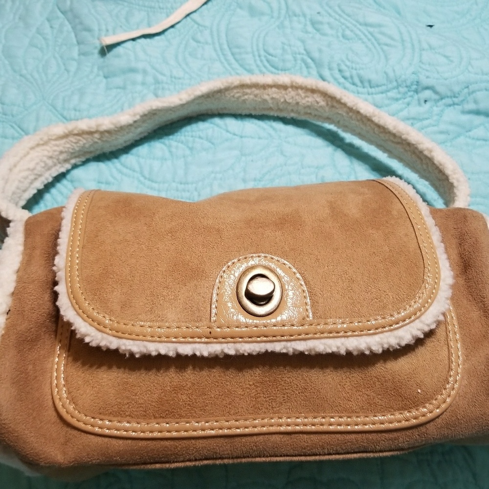 Bath & Body Works Sherpa Style Purse